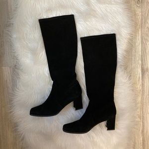 Stuart Weitzman Black suede boots